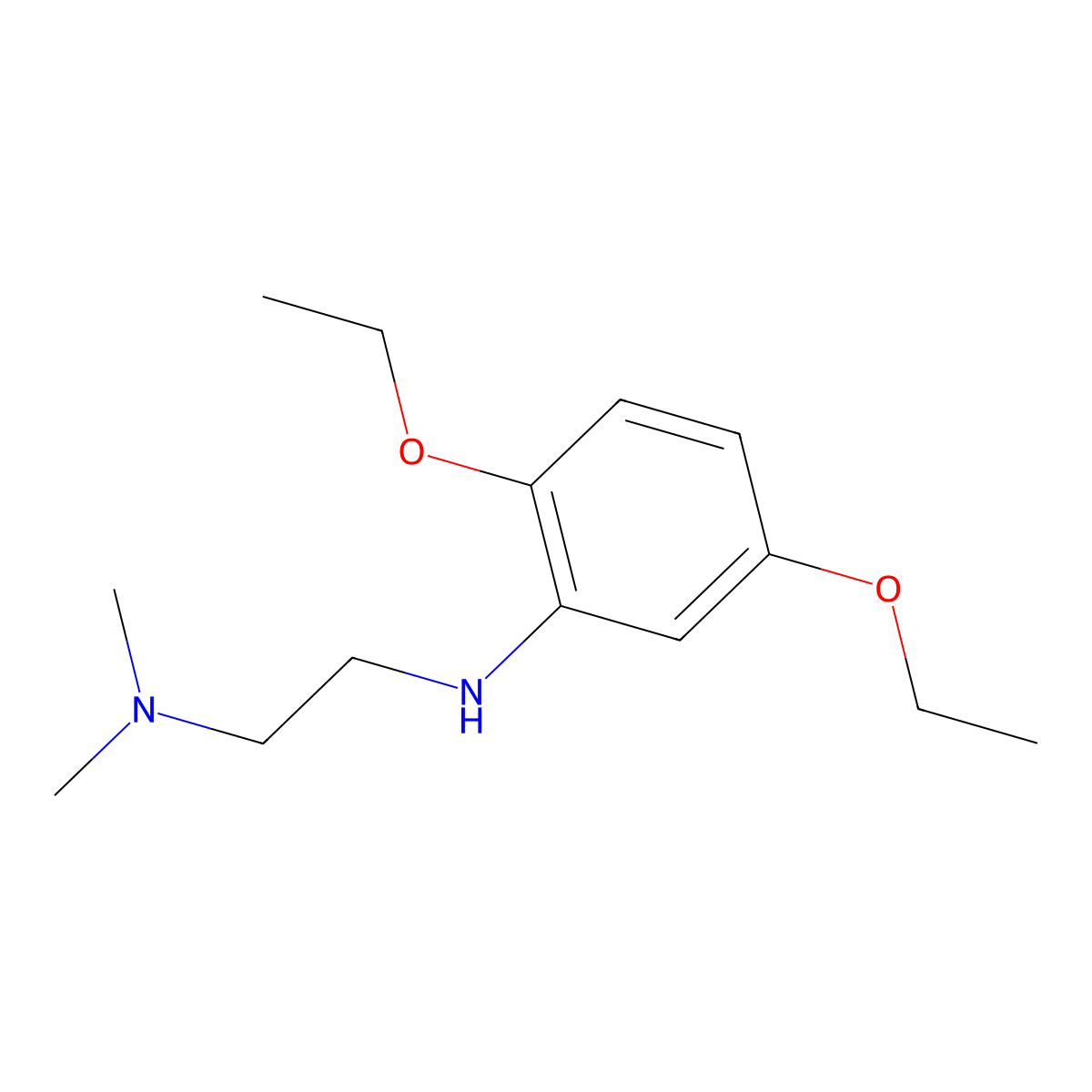 N2-(2,5-Diethoxyphenyl)-N1,N1-dimethyl-1,2-ethanediamine molecular structure, CAS 1020996-99-9