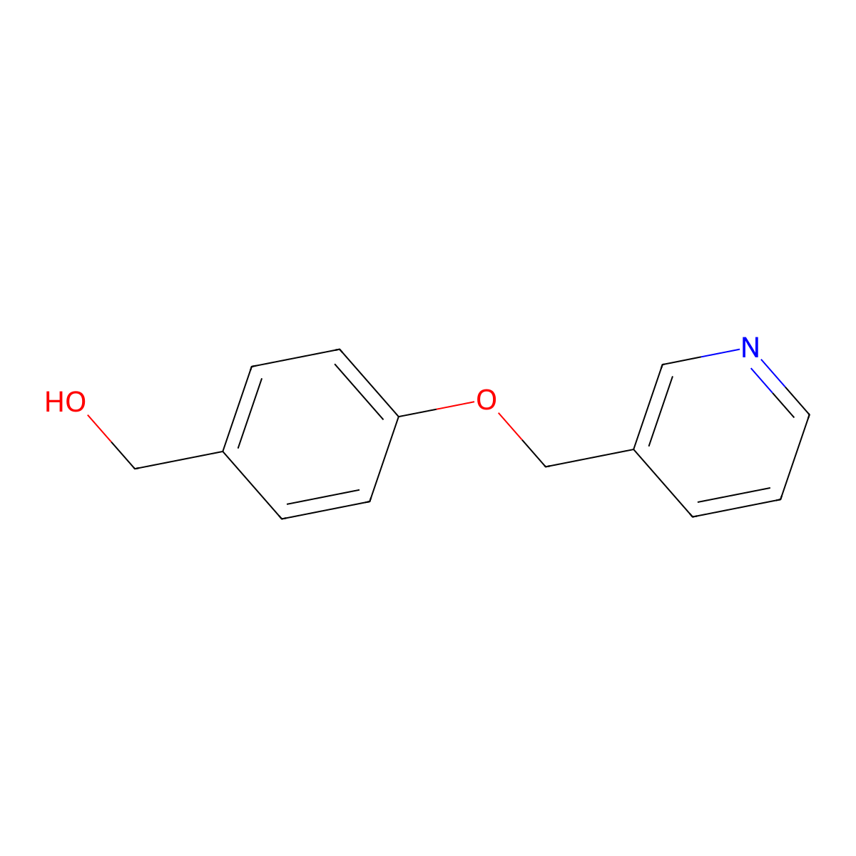 4-(Pyridin-3-ylmethoxy)benzyl alcohol molecular structure, CAS 1020999-76-1