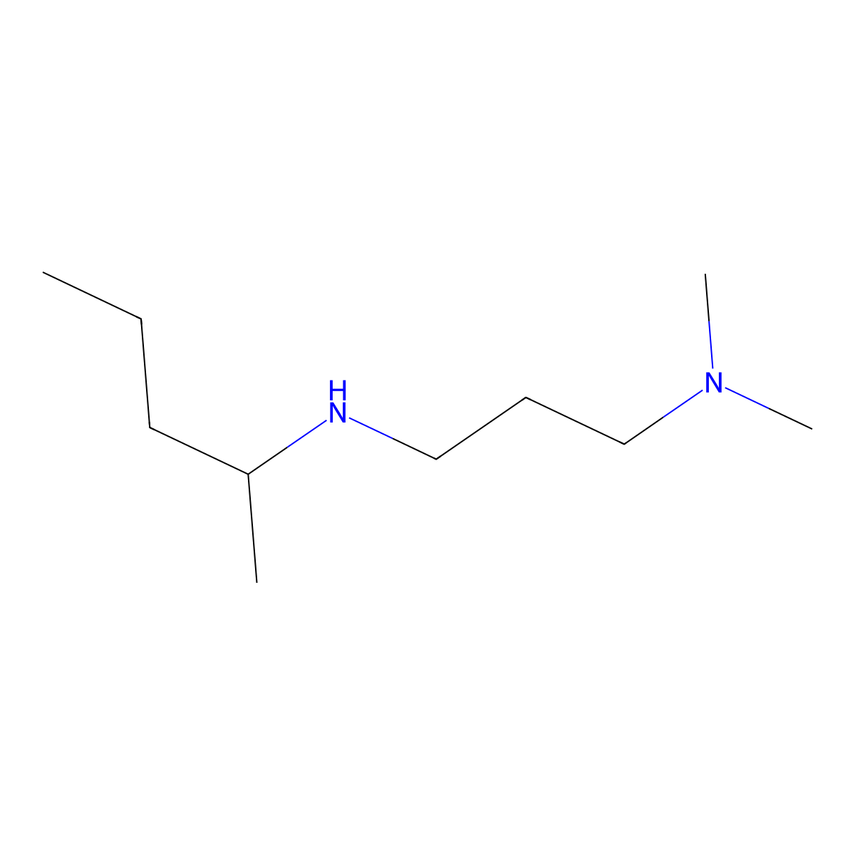 [3-(Dimethylamino)propyl](pentan-2-YL)amine molecular structure, CAS 1020999-77-2