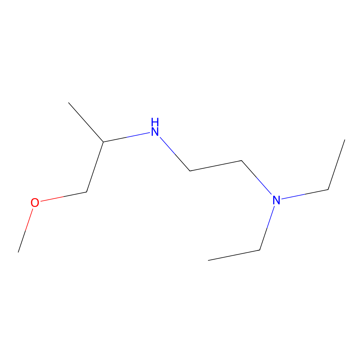 Diethyl({2-[(1-methoxypropan-2-YL)amino]ethyl})amine molecular structure, CAS 1021041-95-1