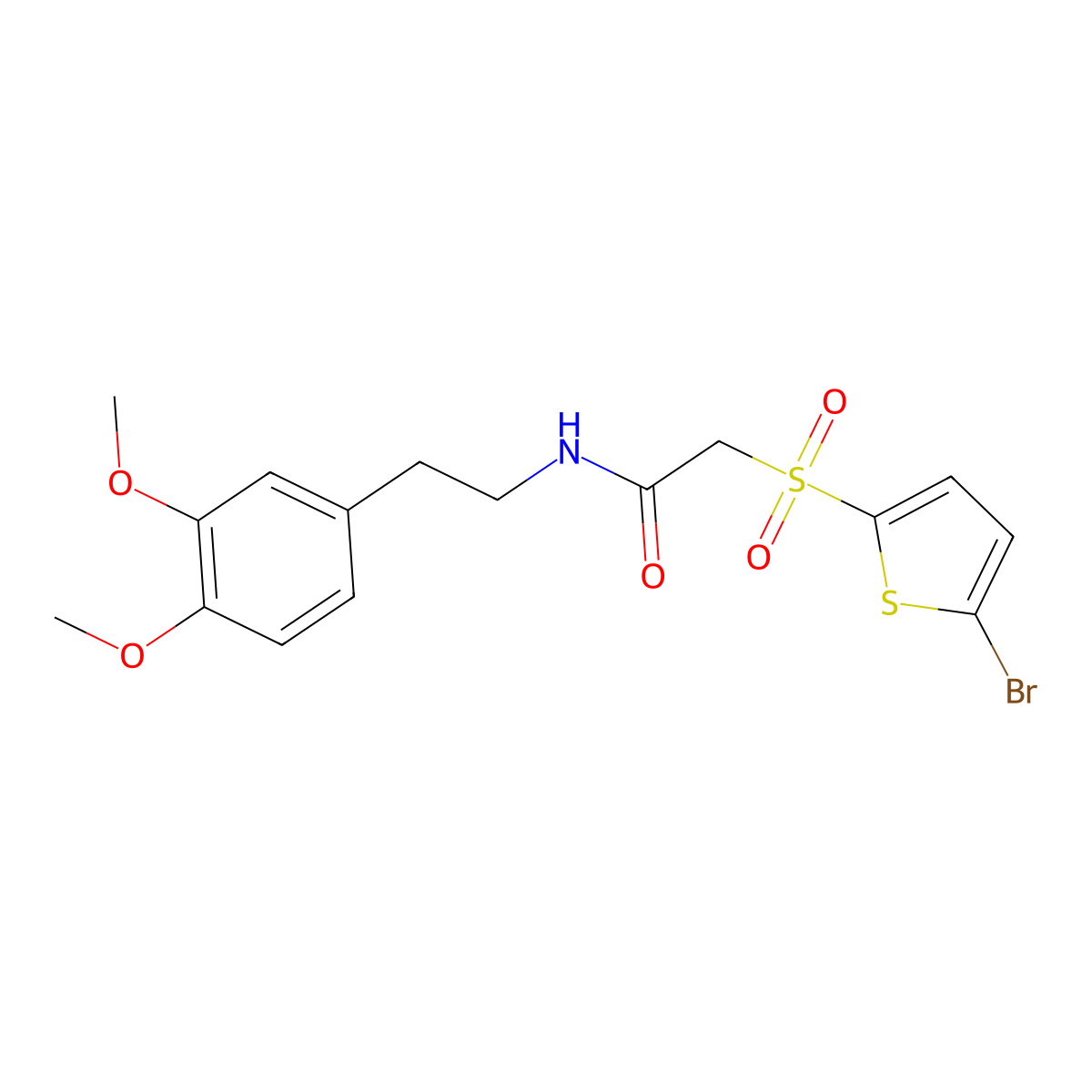 C16H18BrNO5S2 molecular structure, CAS 1021046-89-8
