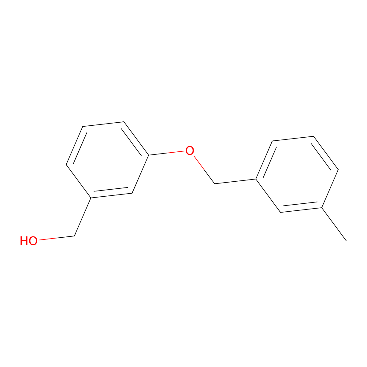 3-[(3-Methylphenyl)methoxy]benzenemethanol molecular structure, CAS 1021063-91-1