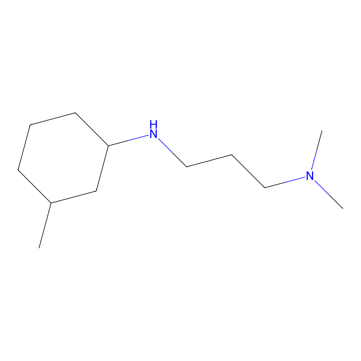 N-[3-(Dimethylamino)propyl]-3-methylcyclohexan-1-amine molecular structure, CAS 1021064-64-1
