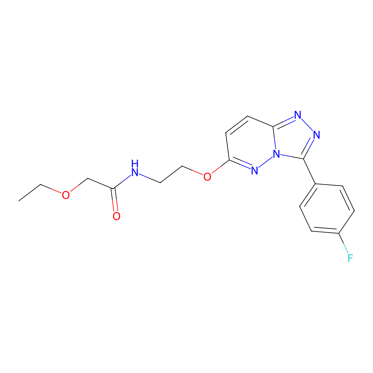 2-ethoxy-N-(2-((3-(4-fluorophenyl)-[1,2,4]triazolo[4,3-b]pyridazin-6-yl)oxy)ethyl)acetamide molecular structure, CAS 1021066-09-0