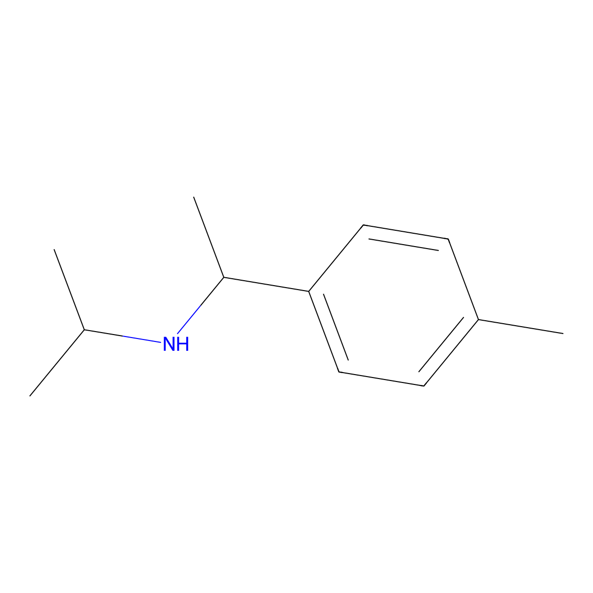 [1-(4-Methylphenyl)ethyl](propan-2-yl)amine molecular structure, CAS 1021076-96-9