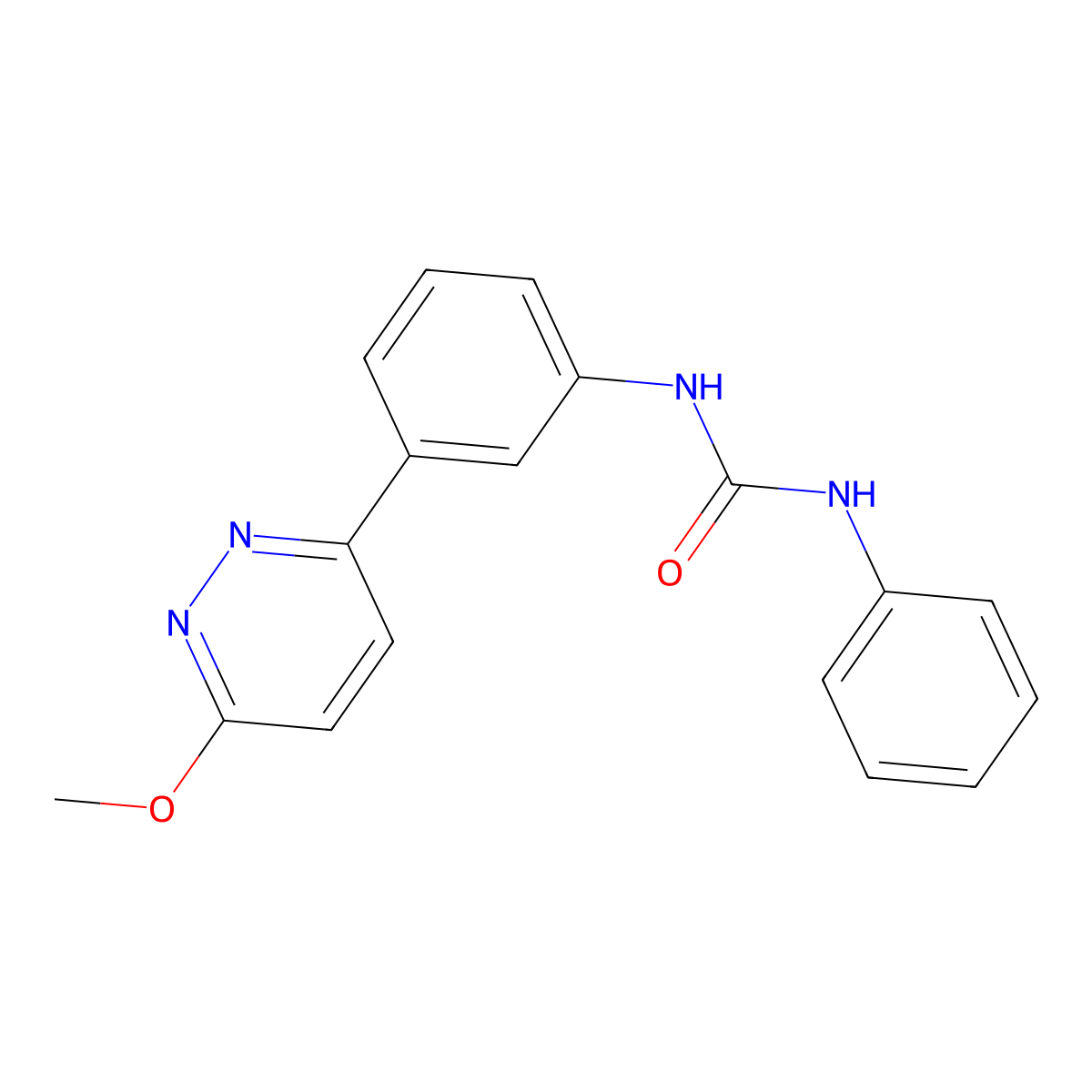 1-(3-(6-Methoxypyridazin-3-yl)phenyl)-3-phenylurea molecular structure, CAS 1021082-20-1