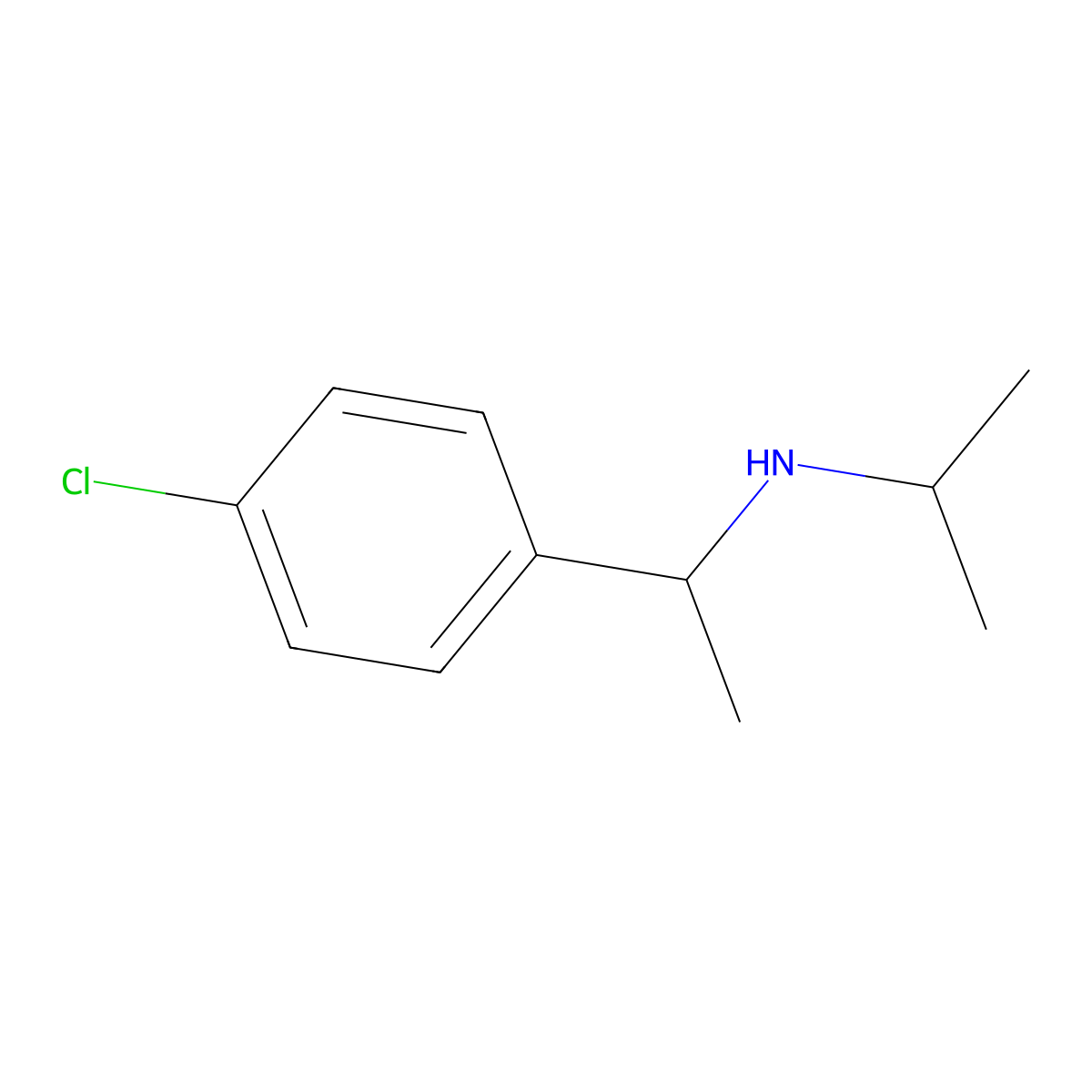 [1-(4-Chlorophenyl)ethyl](propan-2-yl)amine molecular structure, CAS 1021091-71-3