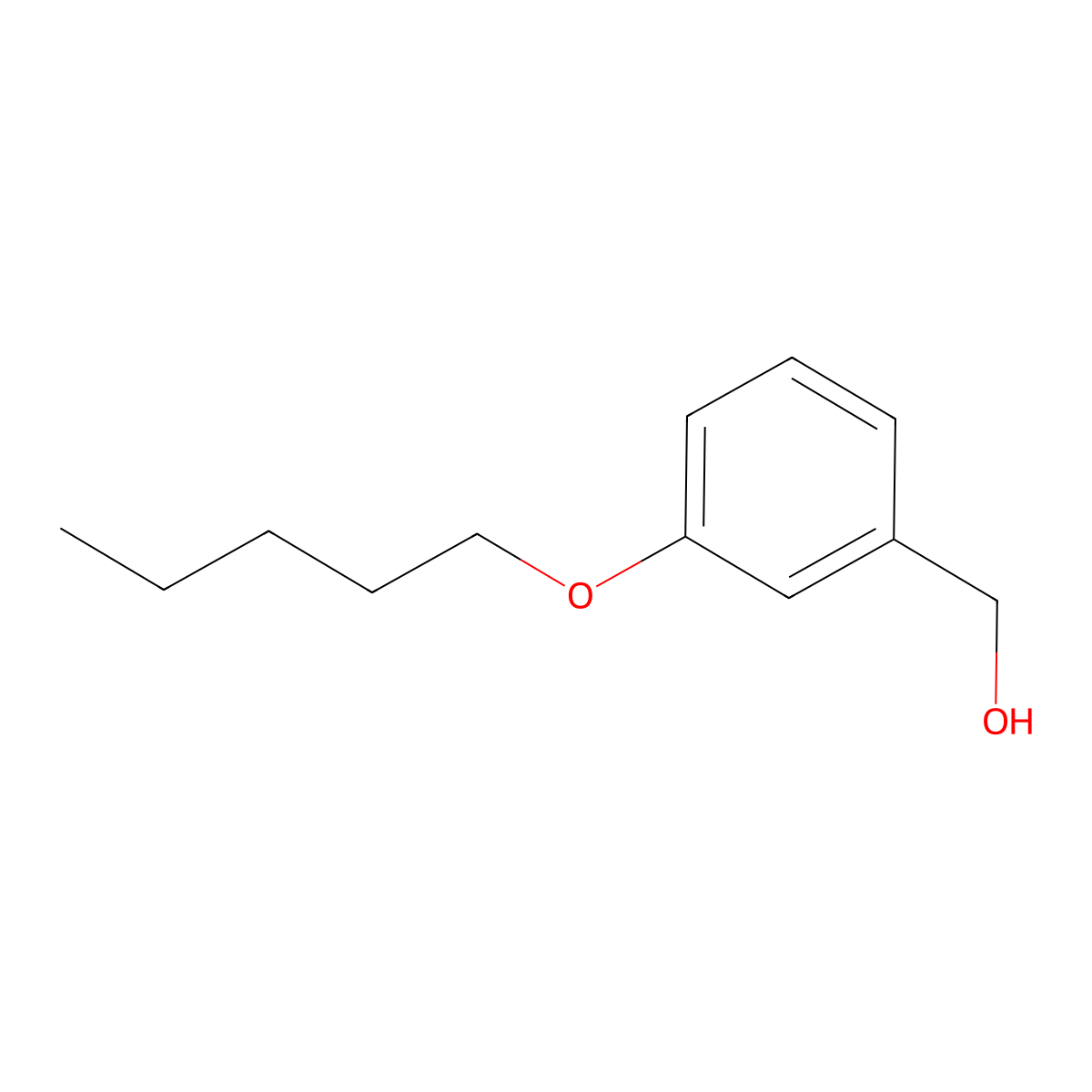 (3-(Pentyloxy)phenyl)methanol molecular structure, CAS 1021096-28-5