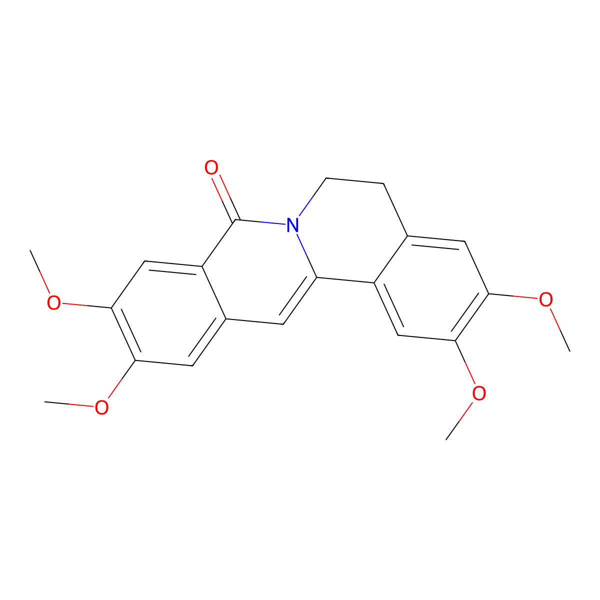 8-Oxopseudopalmatine molecular structure, CAS 10211-78-6