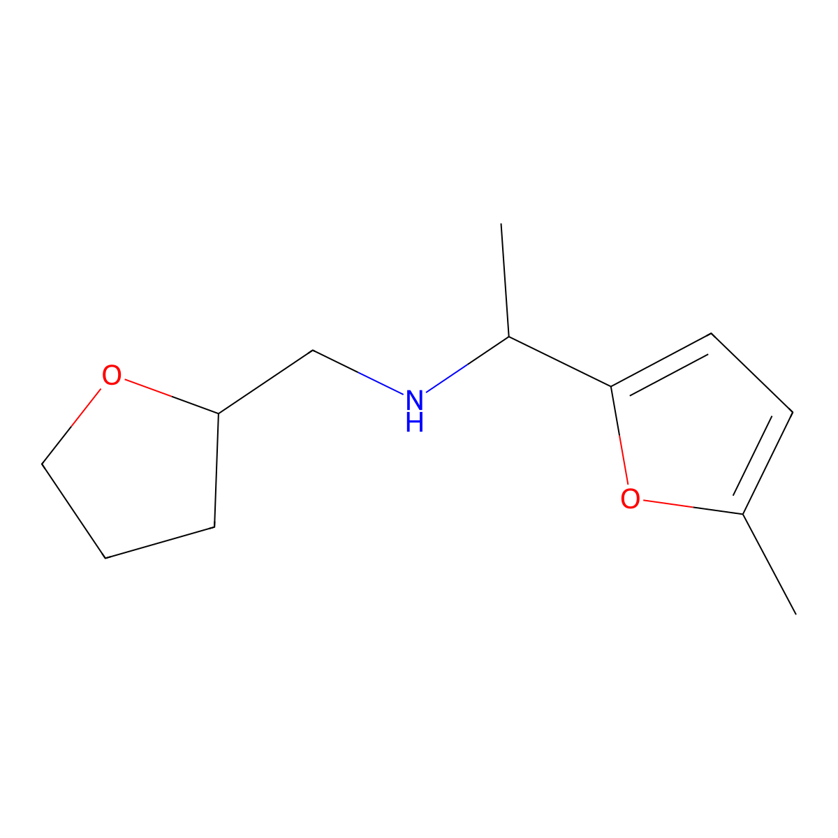 [1-(5-Methylfuran-2-yl)ethyl][(oxolan-2-yl)methyl]amine molecular structure, CAS 1021104-30-2