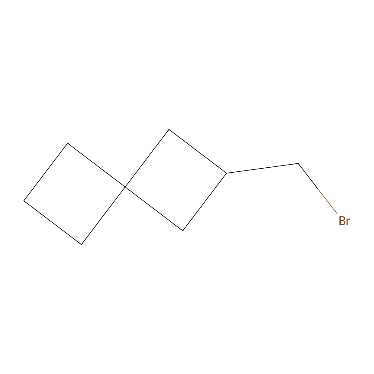 2-(Bromomethyl)spiro[3.3]heptane molecular structure, CAS 102115-83-3