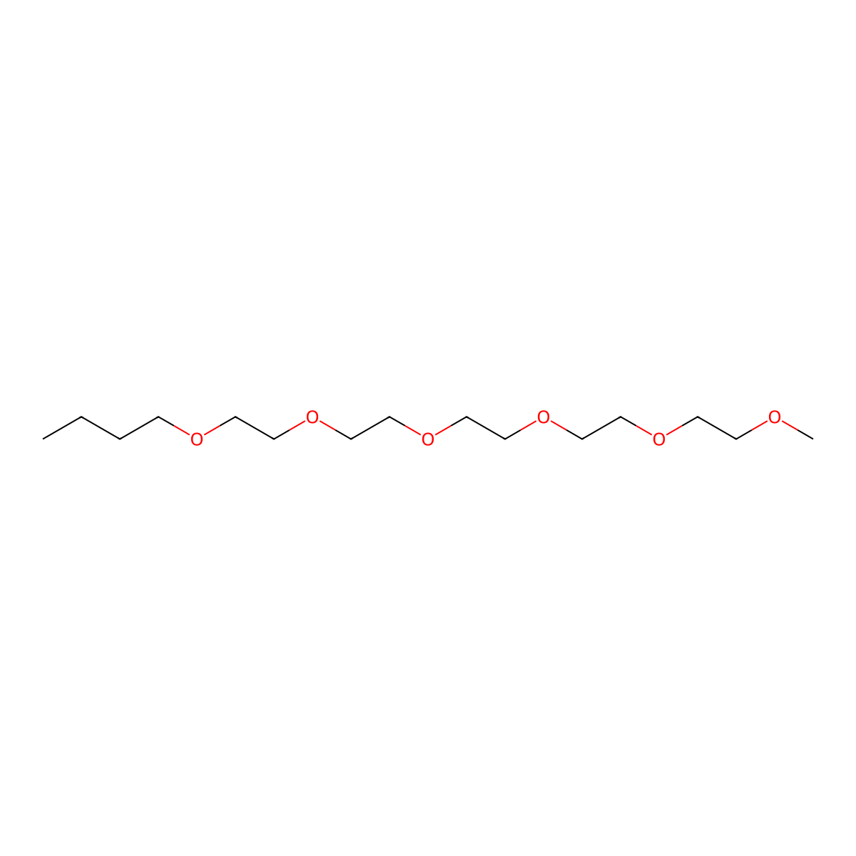 2,5,8,11,14,17-Hexaoxaheneicosane molecular structure, CAS 102117-28-2