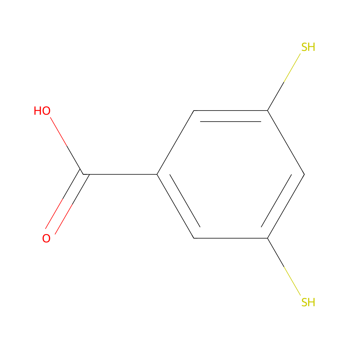 3,5-Bis(sulfanyl)benzoic acid molecular structure, CAS 102117-39-5