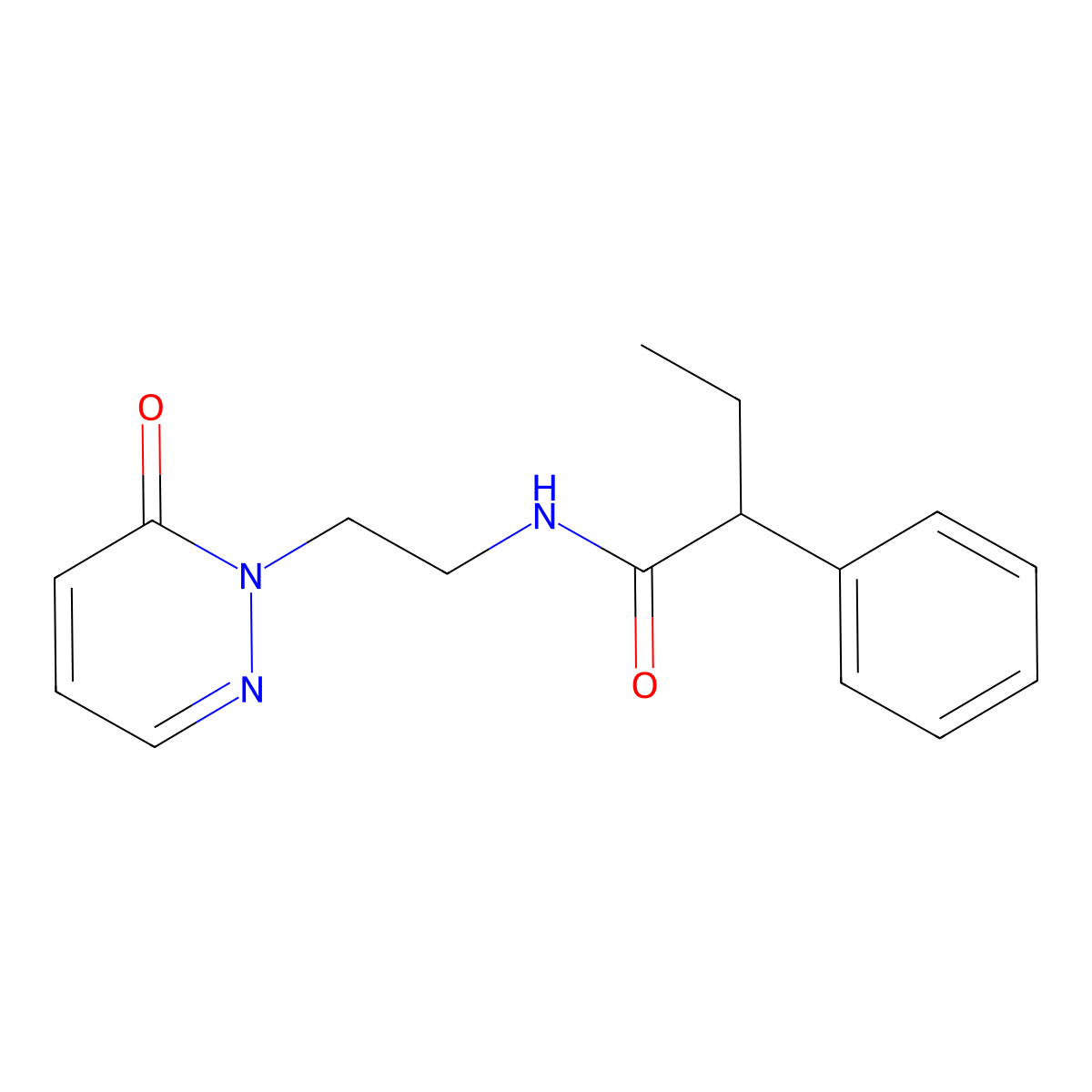 N-(2-(6-oxopyridazin-1(6H)-yl)ethyl)-2-phenylbutanamide molecular structure, CAS 1021206-28-9