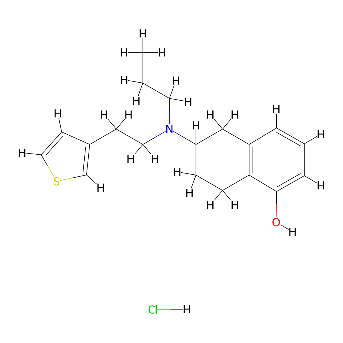 N 0734 hydrochloride molecular structure, CAS 102121-01-7