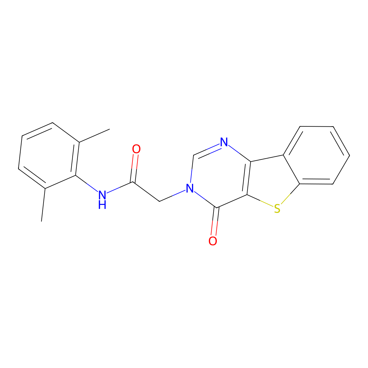 N-(2,6-dimethylphenyl)-2-{6-oxo-8-thia-3,5-diazatricyclo[7.4.0.0^{2,7}]trideca-1(13),2(7),3,9,11-pentaen-5-yl}acetamide molecular structure, CAS 1021231-10-6
