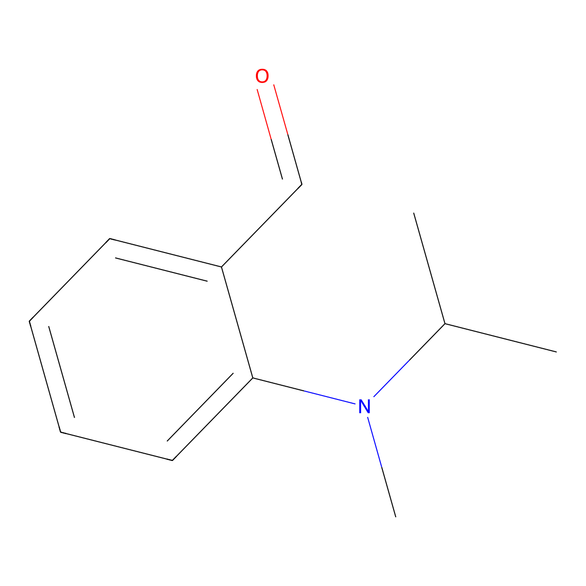 2-(N-isopropyl-N-methylamino)benzaldehyde molecular structure, CAS 1021239-93-9
