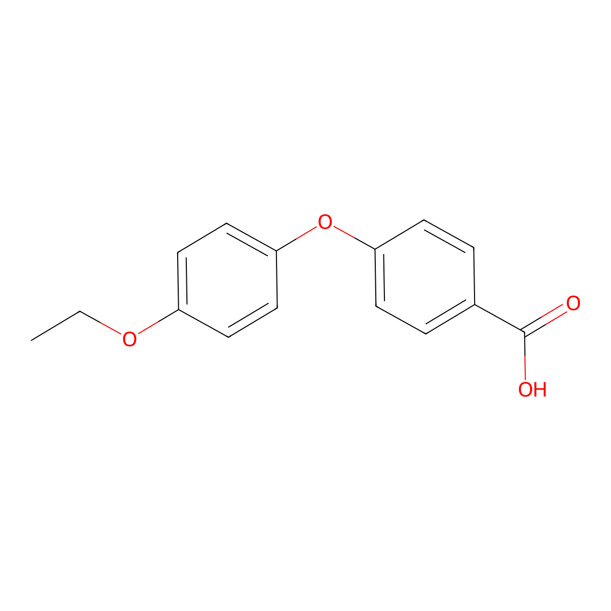 4-(4-Ethoxyphenoxy)benzoic acid molecular structure, CAS 1021245-68-0
