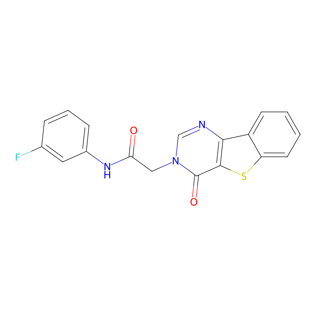 N-(3-fluorophenyl)-2-{6-oxo-8-thia-3,5-diazatricyclo[7.4.0.0^{2,7}]trideca-1(13),2(7),3,9,11-pentaen-5-yl}acetamide molecular structure, CAS 1021256-86-9