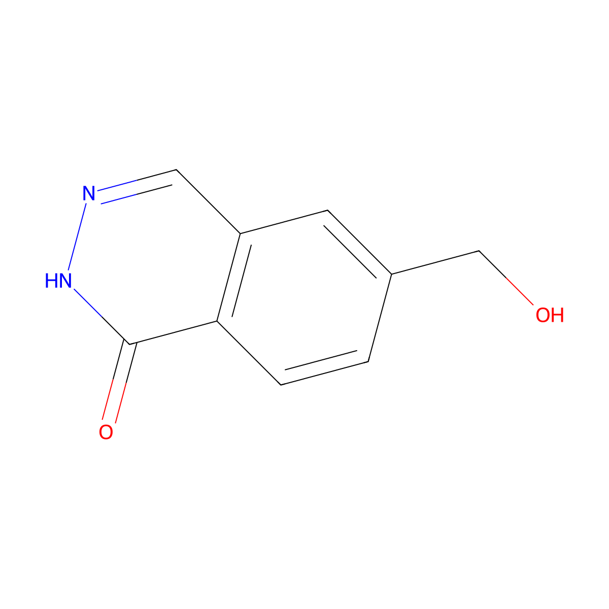 6-(Hydroxymethyl)-1,2-dihydrophthalazin-1-one molecular structure, CAS 102126-67-0