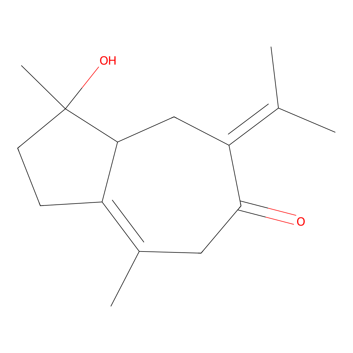 Neoprocurcumenol molecular structure, CAS 102130-91-6