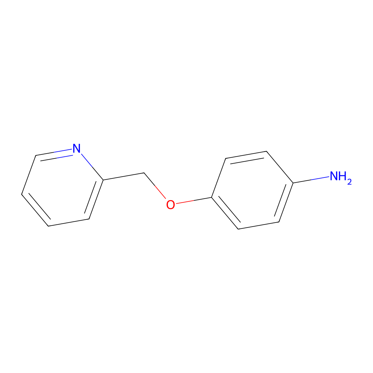 4-(Pyridin-2-ylmethoxy)aniline molecular structure, CAS 102137-46-2