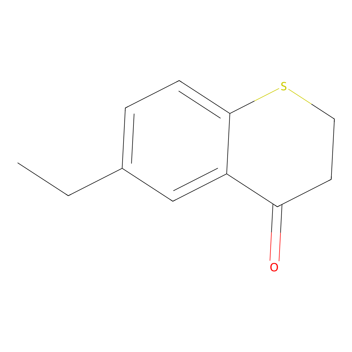6-Ethylthiochroman-4-one molecular structure, CAS 102143-24-8