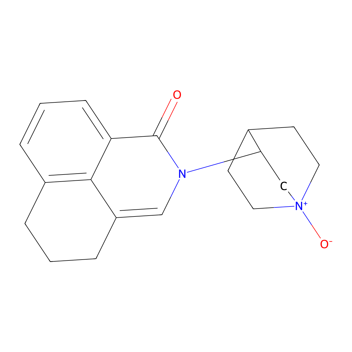 Dehydro palonosetron N-oxide molecular structure, CAS 1021456-82-5