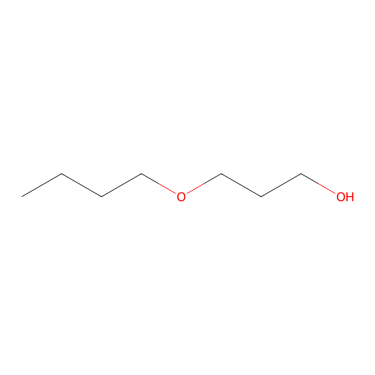 3-Butoxy-1-propanol molecular structure, CAS 10215-33-5