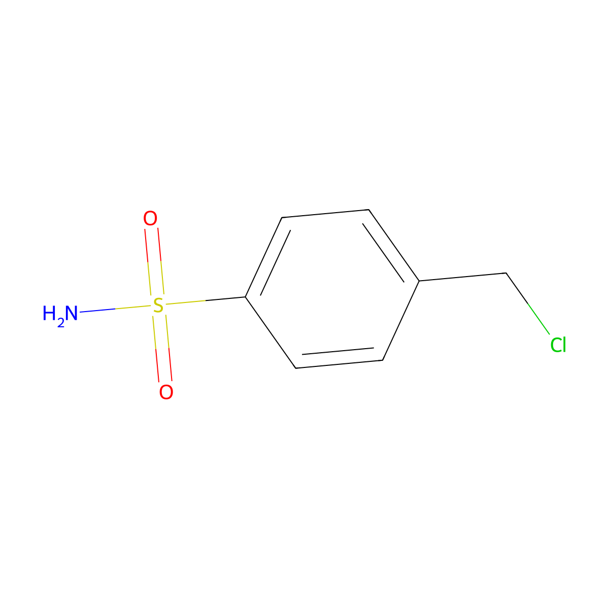 4-Sulfamoylbenzyl chloride molecular structure, CAS 102153-43-5