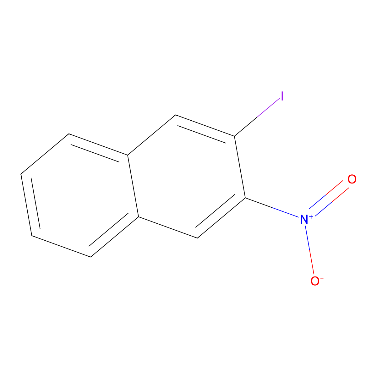 2-Iodo-3-nitronaphthalene molecular structure, CAS 102153-71-9
