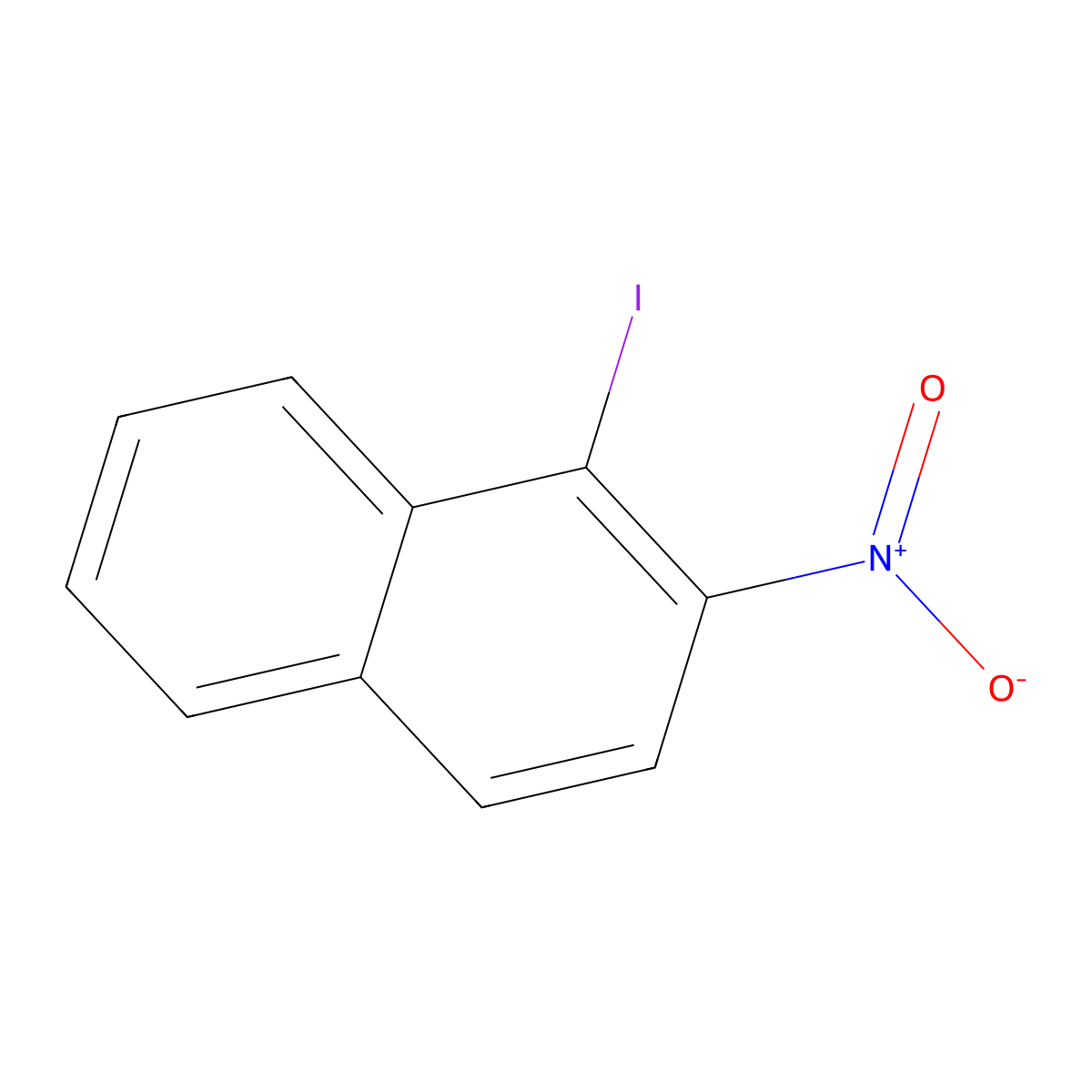 1-Iodo-2-nitronaphthalene molecular structure, CAS 102154-23-4