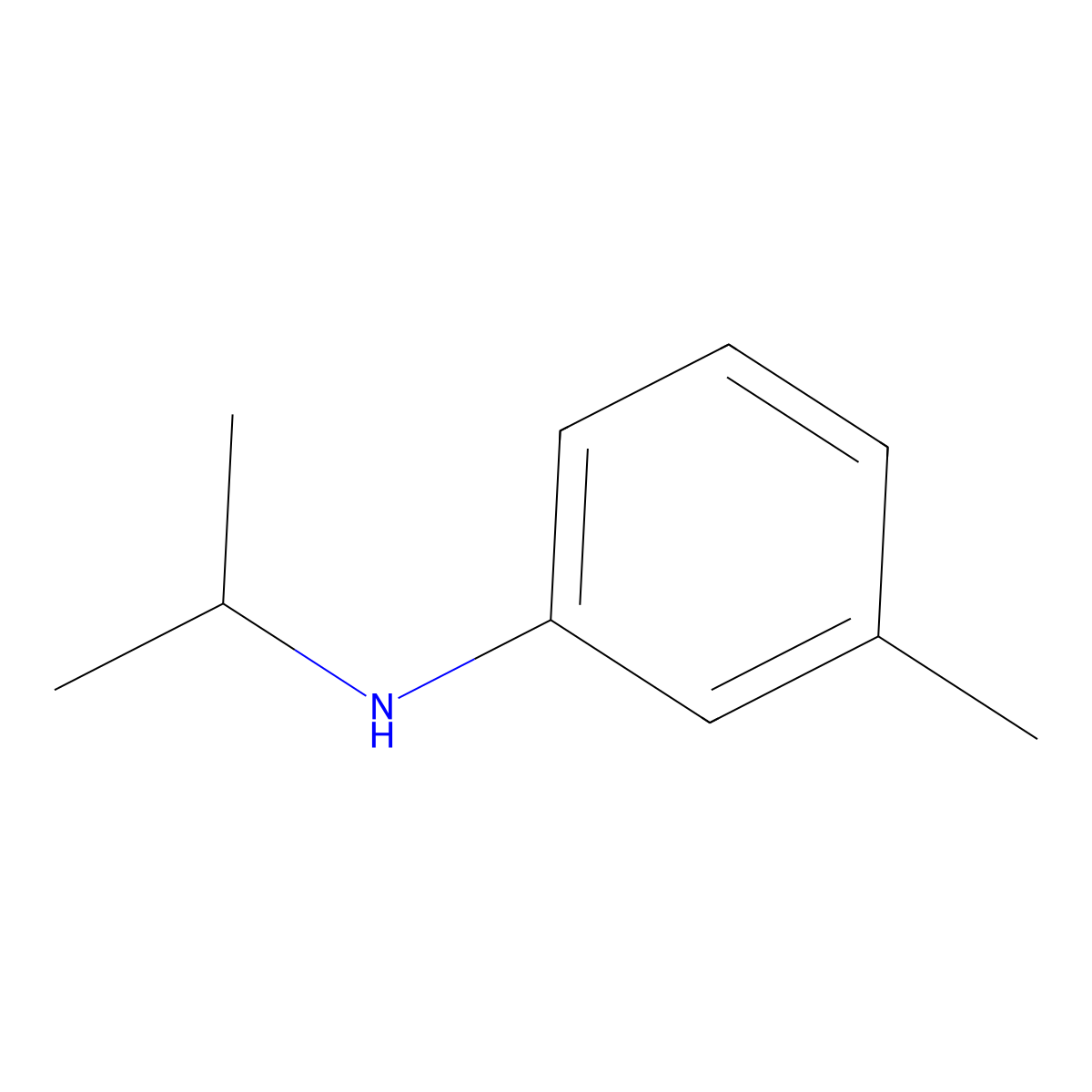 N-Isopropyl-M-toluidine molecular structure, CAS 10219-26-8