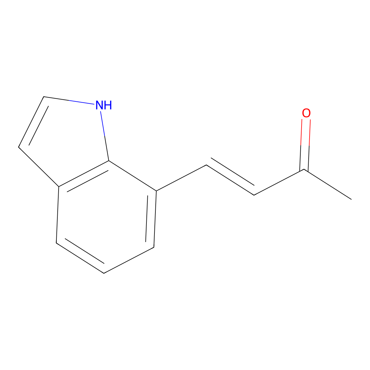 4-(1h-Indol-7-yl)but-3-en-2-one molecular structure, CAS 1021910-34-8