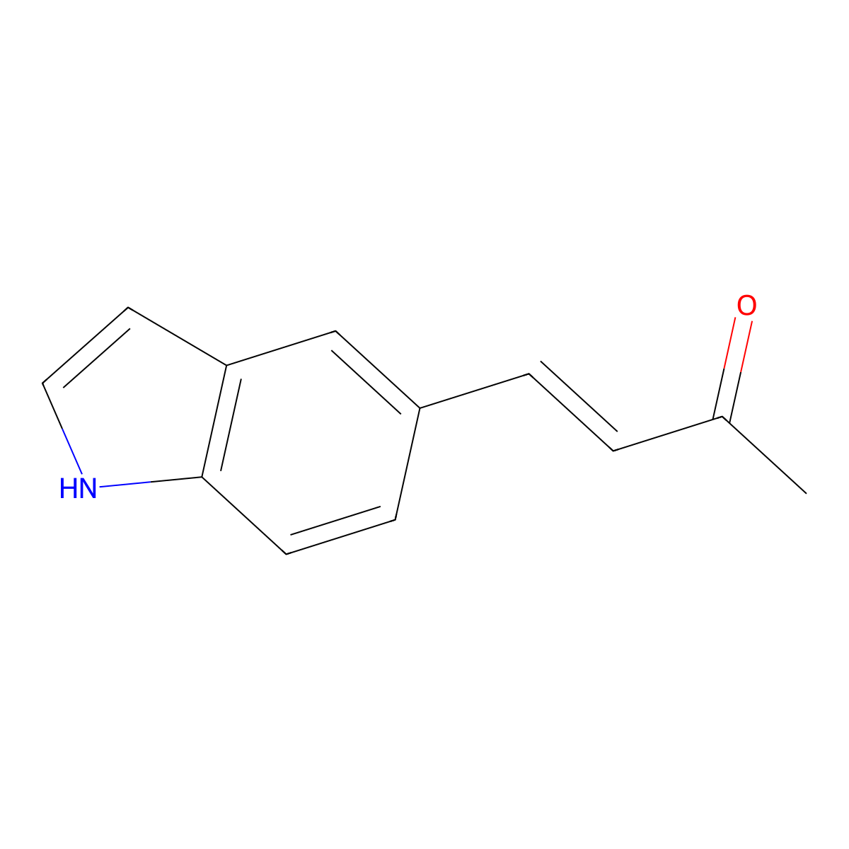 4-(1h-Indol-5-yl)but-3-en-2-one molecular structure, CAS 1021910-47-3