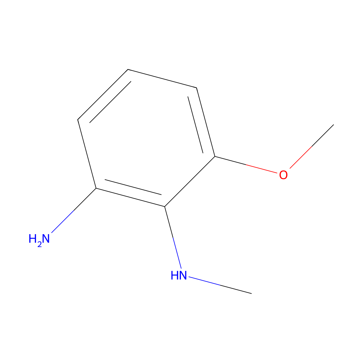 6-methoxy-N1-methylbenzene-1,2-diamine molecular structure, CAS 1021915-14-9