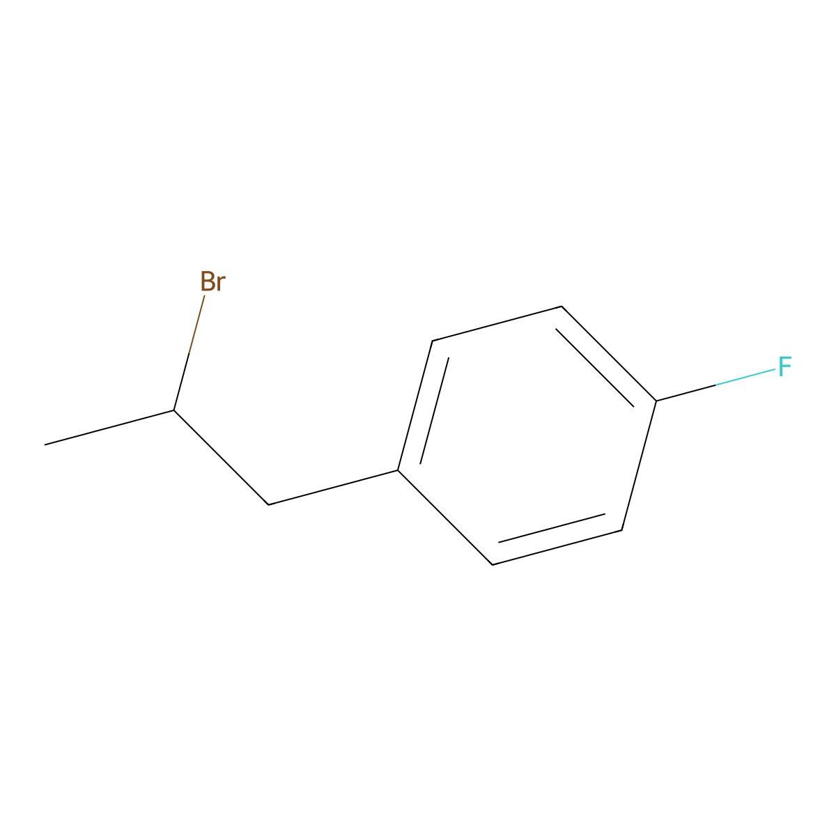1-(2-Bromopropyl)-4-fluorobenzene molecular structure, CAS 1021927-53-6