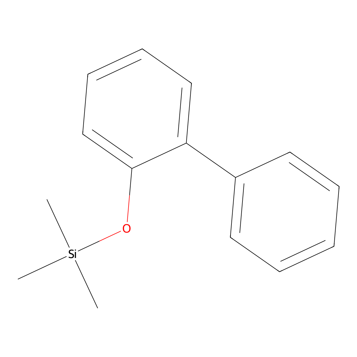 [([1,1'-Biphenyl]-2-yl)oxy](trimethyl)silane molecular structure, CAS 1022-21-5