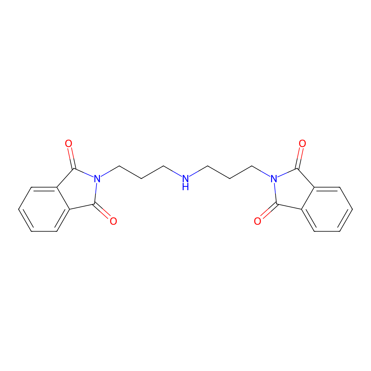 Bis(phthaliMidylpropyl)aMine molecular structure, CAS 102202-87-9