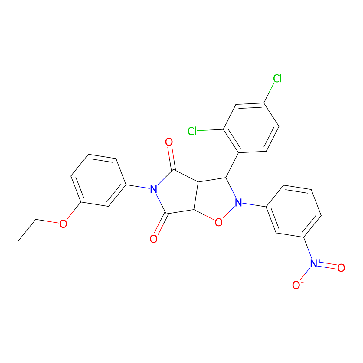 C25H19Cl2N3O6 molecular structure, CAS 1022030-21-2