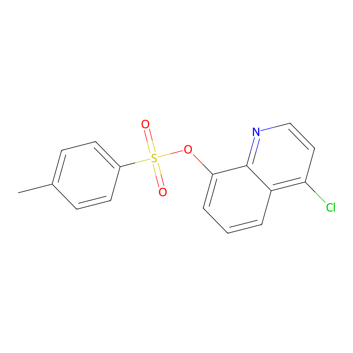 4-Chloroquinolin-8-yl 4-methylbenzene-1-sulfonate molecular structure, CAS 1022094-18-3