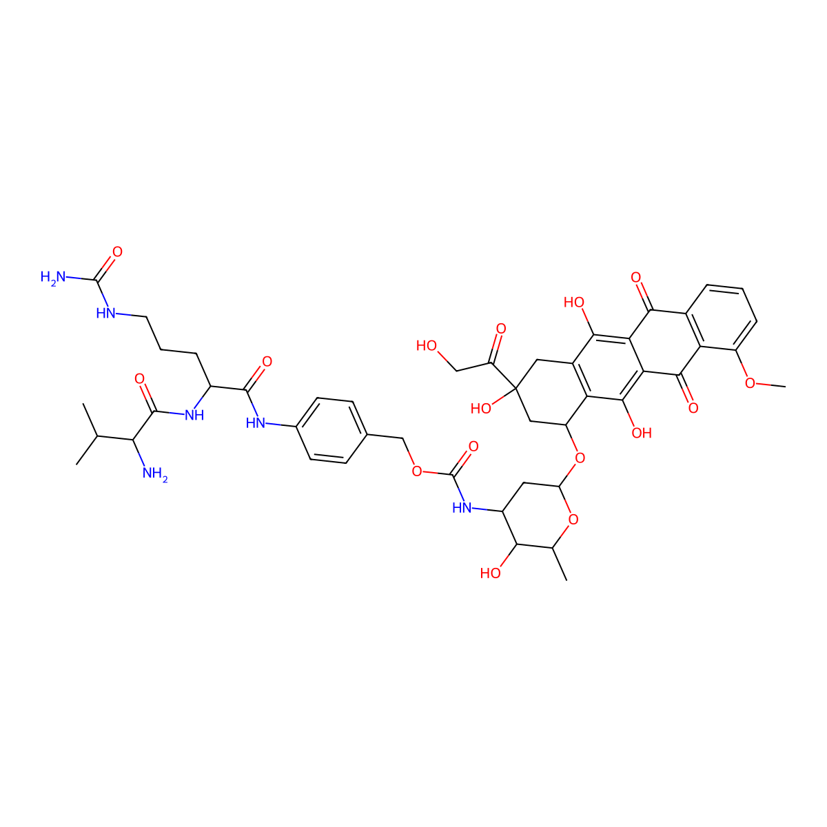Val-Cit-PABC-DOX molecular structure, CAS 1022094-34-3