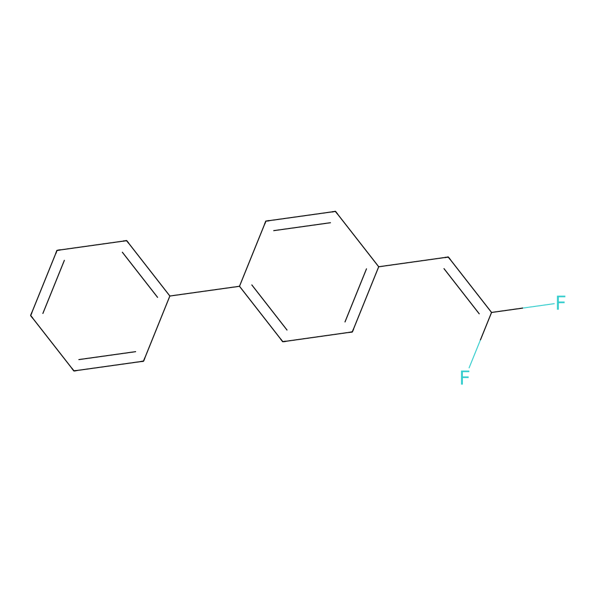 4-(2,2-Difluoroethenyl)-1,1'-biphenyl molecular structure, CAS 1022094-45-6