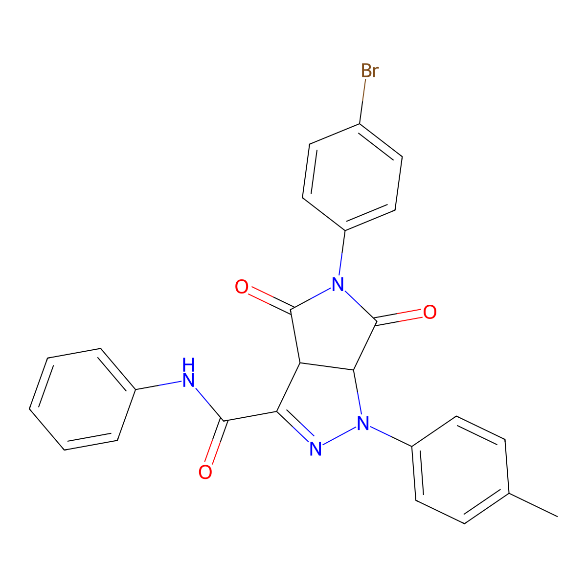 C25H19BrN4O3 molecular structure, CAS 1022111-71-2