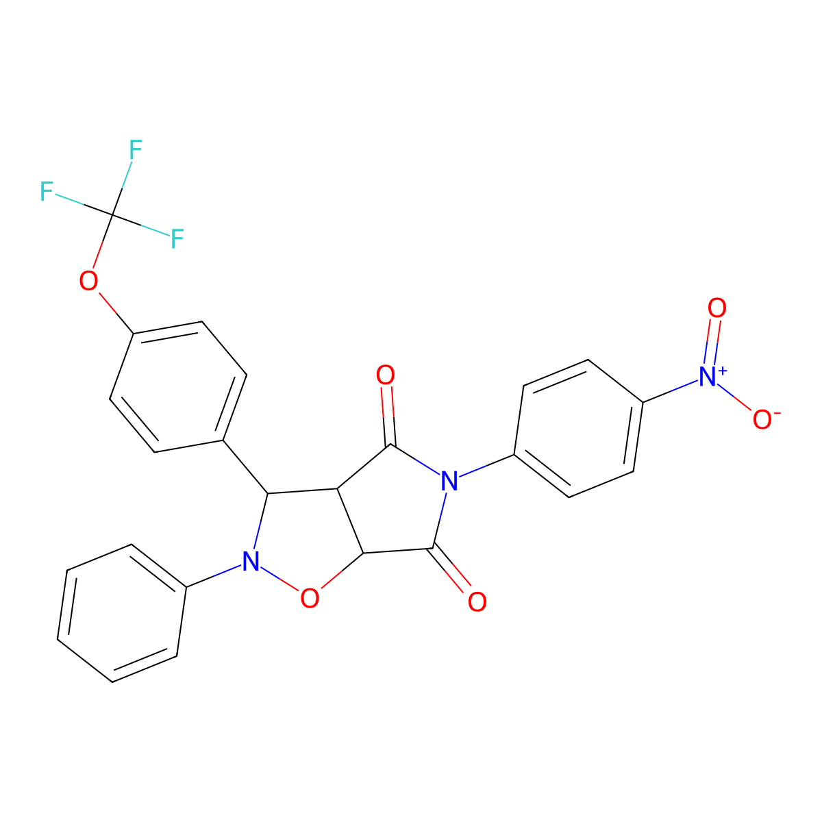 C24H16F3N3O6 molecular structure, CAS 1022147-06-3