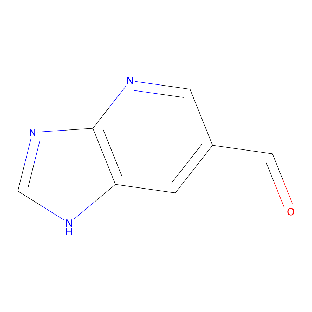 3H-imidazo(4,5-b)pyridine-6-carbaldehyde molecular structure, CAS 1022158-38-8