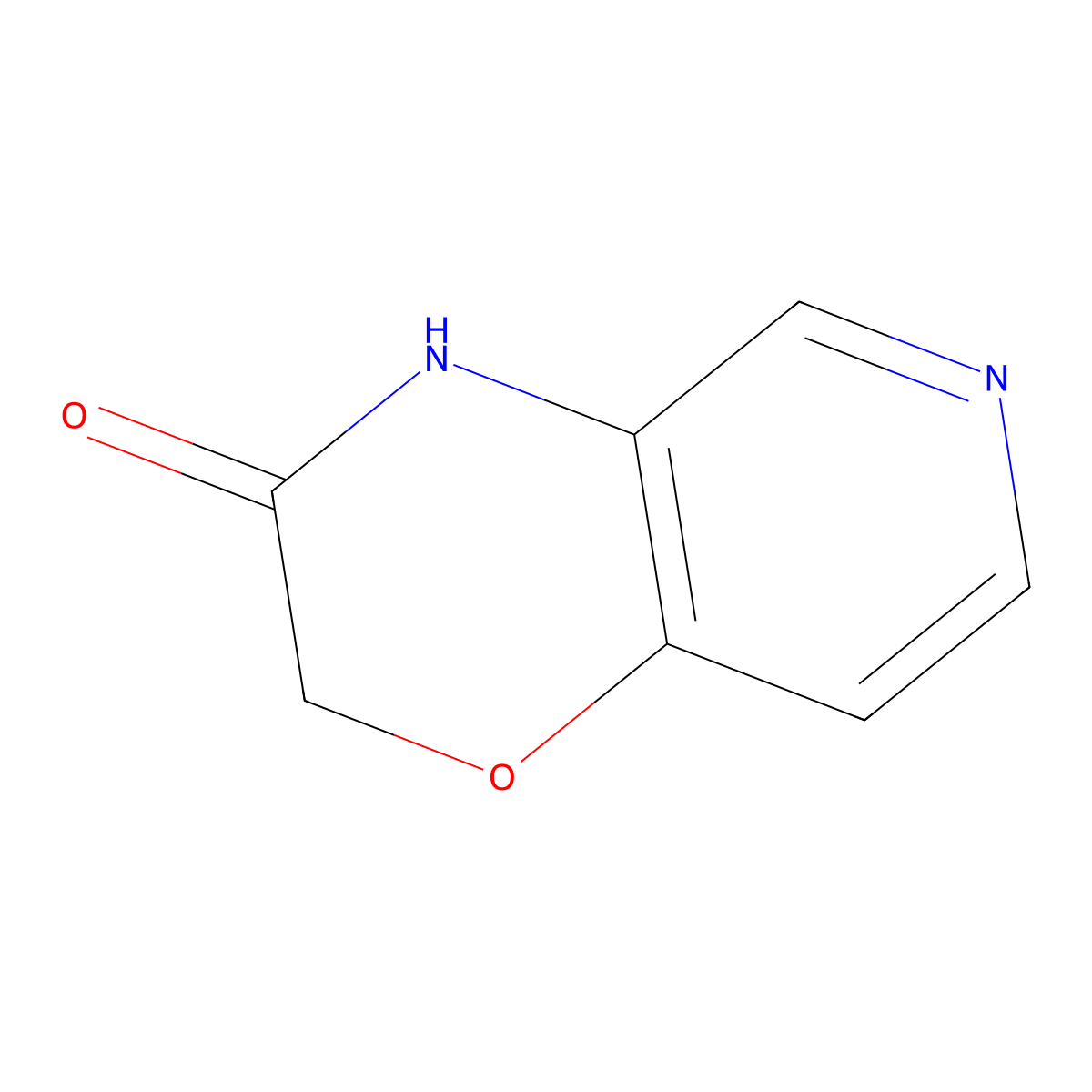 2H,3H,4H-pyrido[4,3-b][1,4]oxazin-3-one molecular structure, CAS 102226-40-4