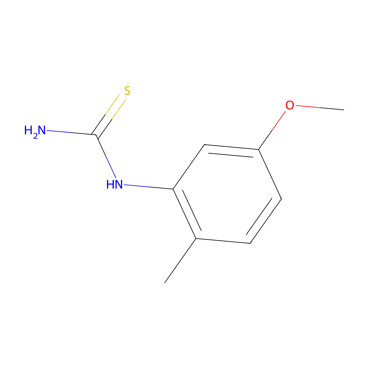 (5-Methoxy-2-methylphenyl)thiourea molecular structure, CAS 1022320-88-2