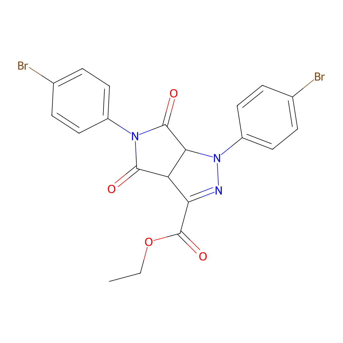 C20H15Br2N3O4 molecular structure, CAS 1022322-61-7