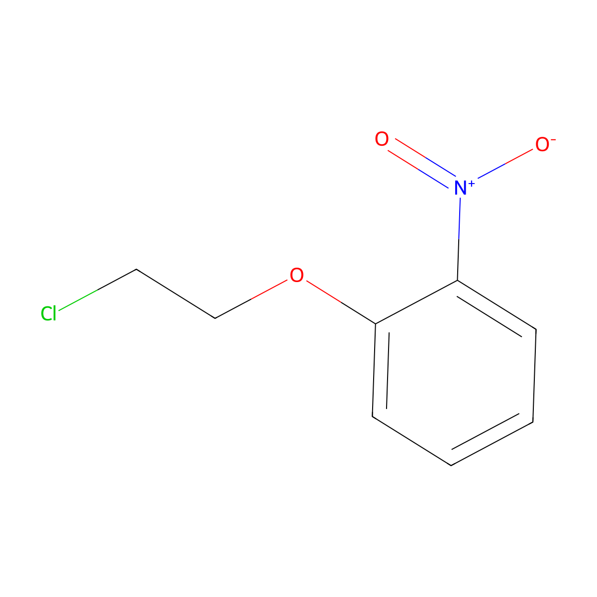 1-(2-Chloroethoxy)-2-nitrobenzene molecular structure, CAS 102236-25-9